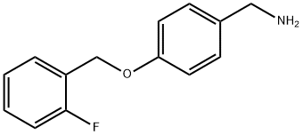 {4-[(2-fluorophenyl)methoxy]phenyl}methanamine Structure