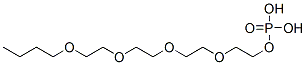 3,6,9,12-Tetraoxahexadecan-1-ol, phosphate Structure