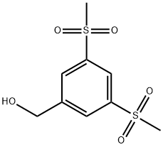 [3,5-BIS(METHYLSULFONYL)PHENYL]METHANOL
 Structure