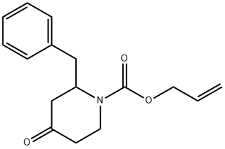 1-ALLOC-2-BENZYL-PIPERIDIN-4-ONE Structure