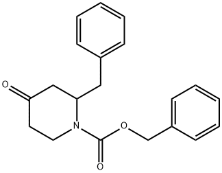 1-CBZ-2-BENZYL-PIPERIDIN-4-ONE 구조식 이미지