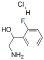 2-AMINO-1-(2-FLUORO-PHENYL)-ETHANOL HCL Structure