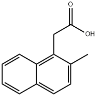 (2-methyl-1-naphthyl)acetic acid  Structure