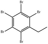 2,3,4,5,6-Pentabromoethylbenzene 구조식 이미지