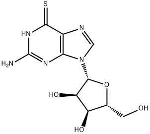 6-THIOGUANOSINE 구조식 이미지