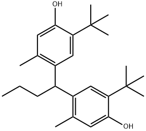 4,4′-부틸리덴비스(3-메틸-6-t-부틸페놀) 구조식 이미지