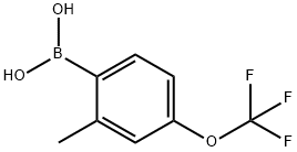 2-Methyl-4-(trifluoromethoxy)benzeneboronic acid Structure