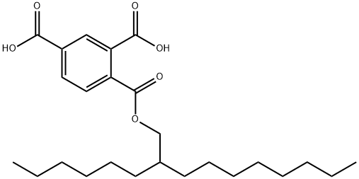 1-(2-hexyldecyl) dihydrogen benzene-1,2,4-tricarboxylate 구조식 이미지