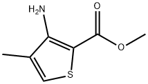 Methyl 3-amino-4-methylthiophene-2-carboxylate 구조식 이미지