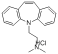 (베타-디메틸아미노에틸)-5디벤조(b,f)5H아제핀염화수화물[프랑스어ch] 구조식 이미지