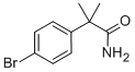 2-(4-BROMOPHENYL)-2-METHYLPROPIONAMIDE Structure