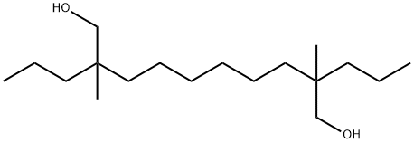 1,10-Decanediol, 2,9-dimethyl-2,9-dipropyl- Structure