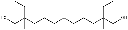 1,11-Undecanediol, 2,10-diethyl-2,10-dimethyl- Structure
