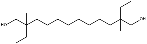 1,12-Dodecanediol, 2,11-diethyl-2,11-dimethyl- Structure