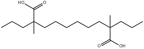 2,9-dimethyl-2,9-dipropyl-decanedioic acid 구조식 이미지