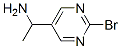 5-Pyrimidinemethanamine, 2-bromo--alpha--methyl- (9CI) Structure