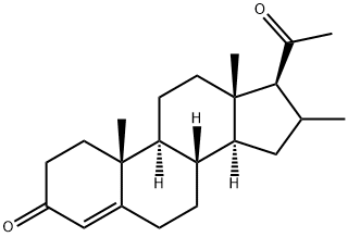 16-Methylprogesterone 구조식 이미지