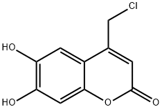 4-(chloromethyl)-6,7-dihydroxy-2-benzopyrone Structure