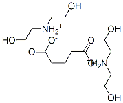 bis[bis(2-hydroxyethyl)ammonium] glutarate Structure