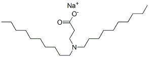 나트륨N,N-디데실-베타-알라니네이트 구조식 이미지