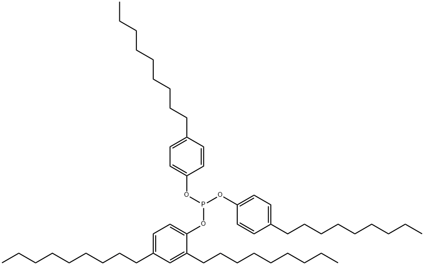 2,4-디노닐페닐비스(4-노닐페닐)포스파이트 구조식 이미지
