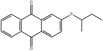 2-[(1-methylpropyl)thio]anthraquinone Structure