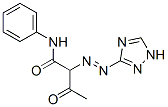 3-oxo-N-phenyl-2-(1H-1,2,4-triazol-3-ylazo)butyramide Structure