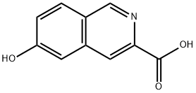 3-Isoquinolinecarboxylicacid,6-hydroxy-(9CI) 구조식 이미지
