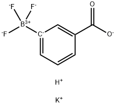 POTASSIUM 3-CARBOXYPHENYLTRIFLUOROBORAT& Structure