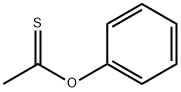 Thioacetic acid phenyl ester Structure