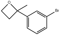 2-(3-브로모-페닐)-2-메틸-옥세탄 구조식 이미지