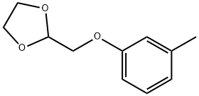 2-M-TOLYLOXYMETHYL-[1,3]DIOXOLANE Structure