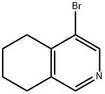 4-BROMO-5,6,7,8-TETRAHYDRO-ISOQUINOLINE 구조식 이미지
