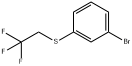 1-BROMO-3-(2,2,2-TRIFLUORO-ETHYLSULFANYL)-BENZENE Structure