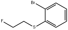 1-BROMO-2-(2-FLUORO-ETHYLSULFANYL)-BENZENE Structure