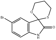 5-BROMO-3,3-(PROPYLENEOXOTHIO)-1,3-DIHYDRO-INDOLE-2-ONE Structure