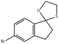 5-BROMO-SPIRO[INDAN-2,2'-(1,3-OXATHIOLANE)] Structure