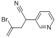 4-BROMO-2-PYRIDIN-3-YL-PENT-4-ENENITRILE Structure