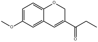 1-(6-METHOXY-2H-CHROMEN-3-YL)-PROPAN-1-ONE Structure