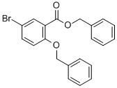 2-BENZYLOXY-5-BROMO-BENZOICACID벤질에스테르 구조식 이미지