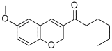 1-(6-METHOXY-2H-CHROMEN-3-YL)-HEXAN-1-ONE Structure