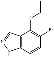 1H-Indazole, 5-broMo-4-ethoxy- 구조식 이미지