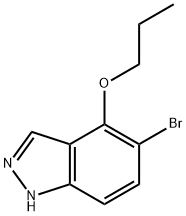1H-Indazole, 5-broMo-4-propoxy- Structure