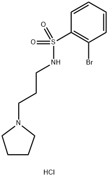 2-BROMO-N-(3-PYRROLIDIN-1-YL-PROPYL)-BENZENESULFONAMIDE HYDROCHLORIDE Structure