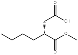 (R)-2-BUTYLSUCCINIC ACID-1-METHYL ESTER Structure