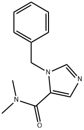 N,N-DIMETHYL 1-BENZYL-1H-IMIDAZOLE-5-CARBOXAMIDE Structure