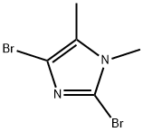2,4-디브로모-1,5-디메틸-1H-이미다졸 구조식 이미지