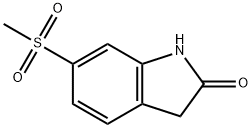6-METHYLSULFONYLOXINDOLE Structure