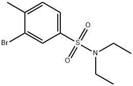 N,N-DIETHYL 3-BROMO-4-METHYLBENZENESULFONAMIDE Structure