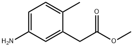 METHYL2-(5-AMINO-2-METHYLPHENYL)아세테이트 구조식 이미지